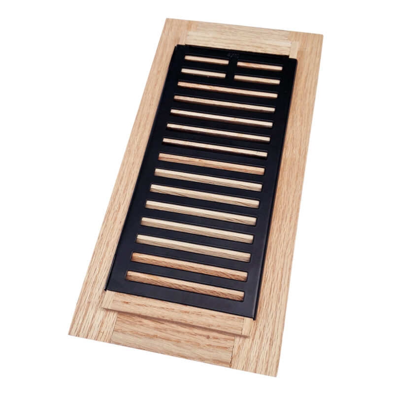 4x10 oak floor register