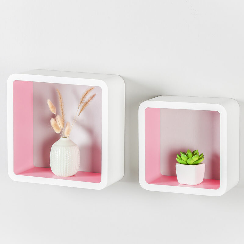 cube floating shelves